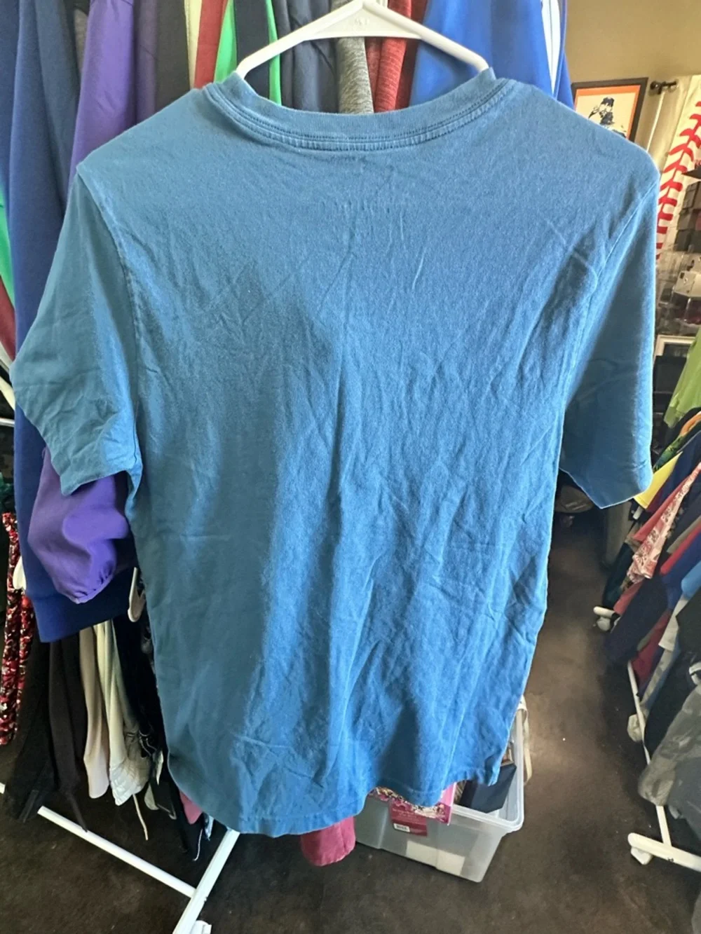 Nike Jordan Jumpman Embroidered Logo Crewneck T-Shirt - Blue/Grey (DC7485-493)